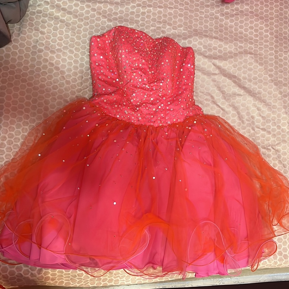 Pink Sequin Dress